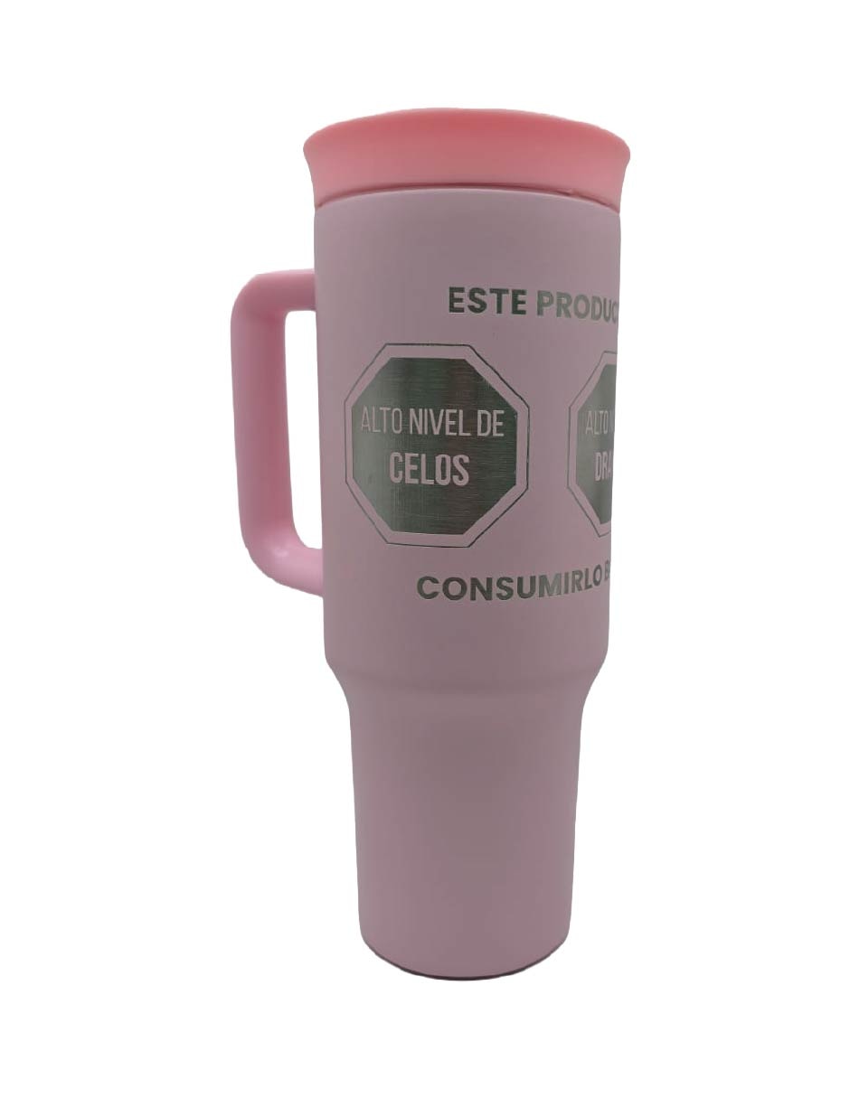 Termo de acero inoxidable con tapa rosca 1.2 L 2