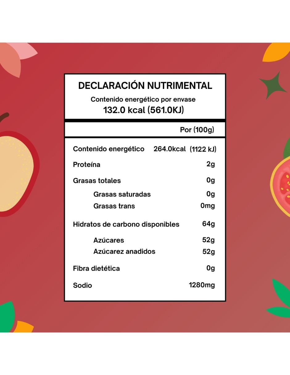 Gomitas Frutas enchiladas con 50 g 6