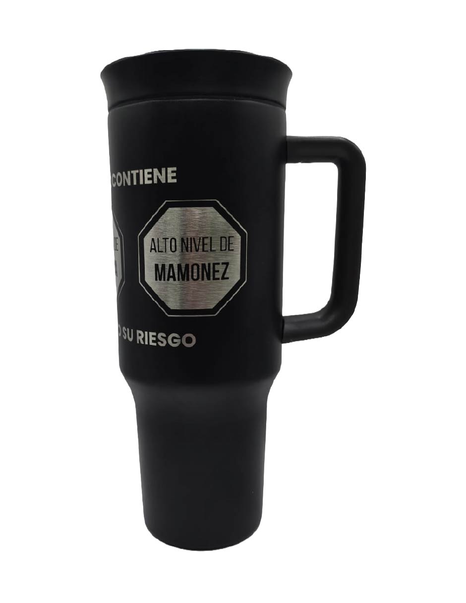 Termo de acero inoxidable con tapa rosca 1.2 L 4