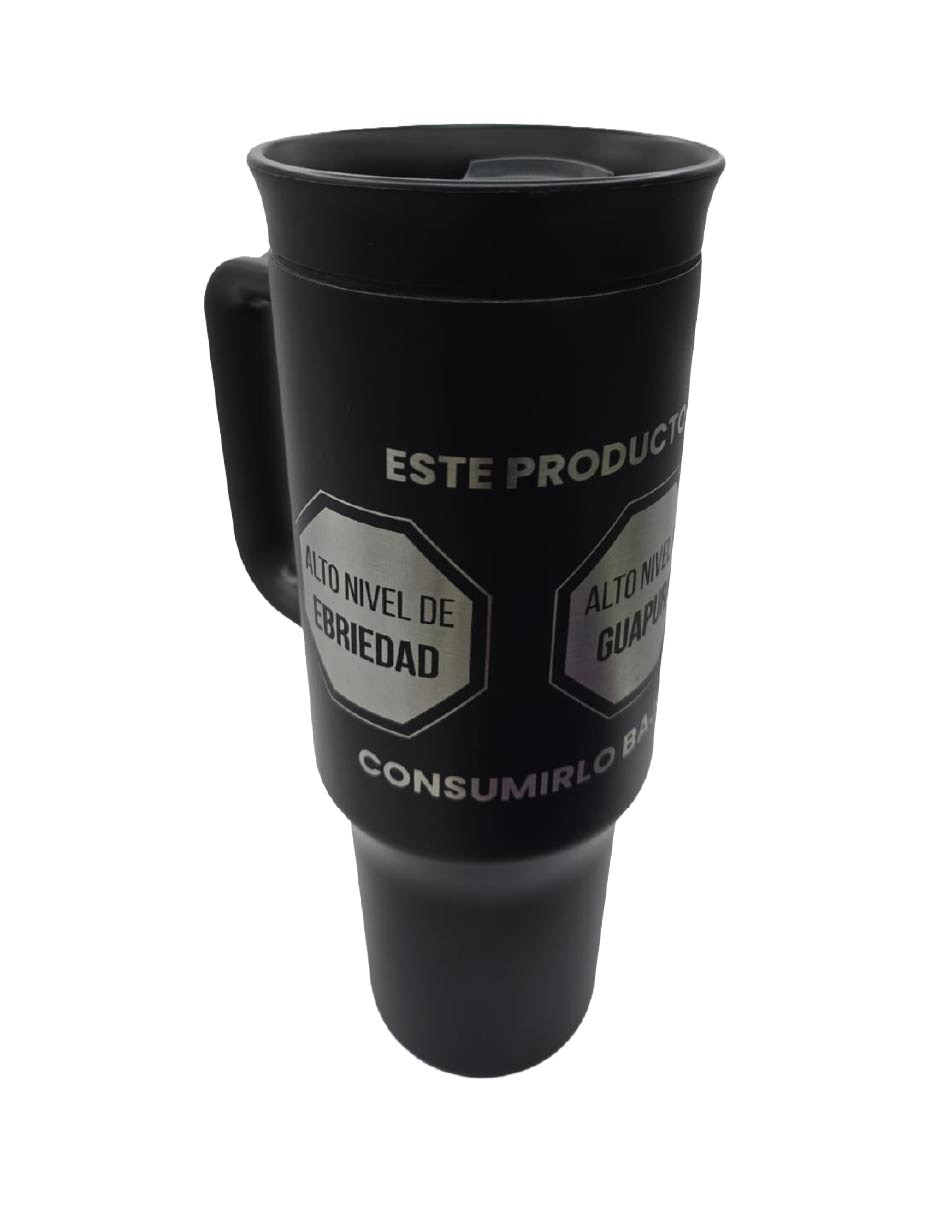 Termo de acero inoxidable con tapa rosca 1.2 L 2