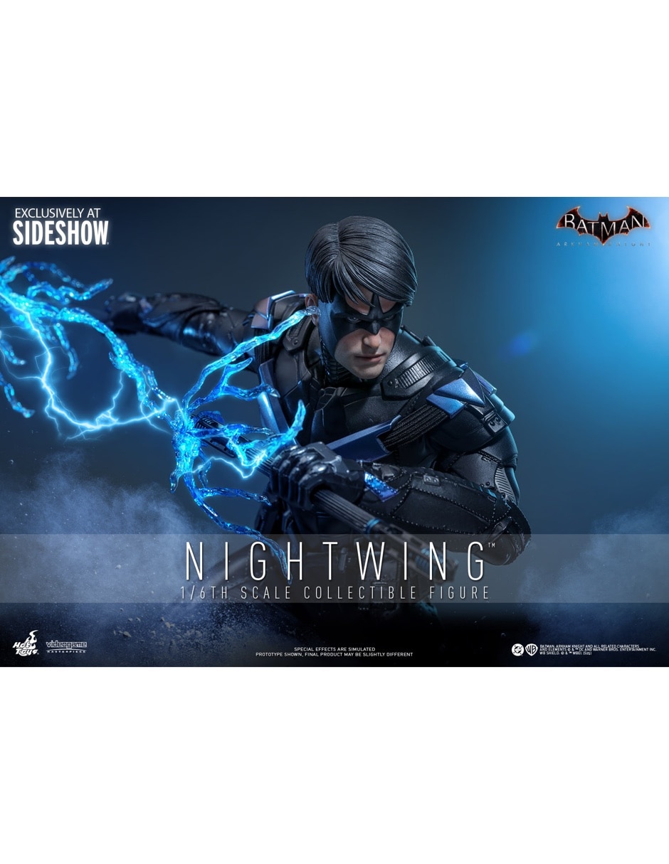 Figura de colección articulada Arkham Asylum Nightwing con movimiento 9