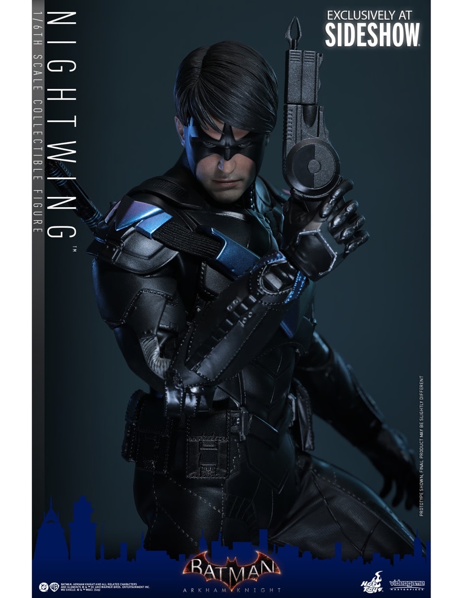 Figura de colección articulada Arkham Asylum Nightwing con movimiento 8