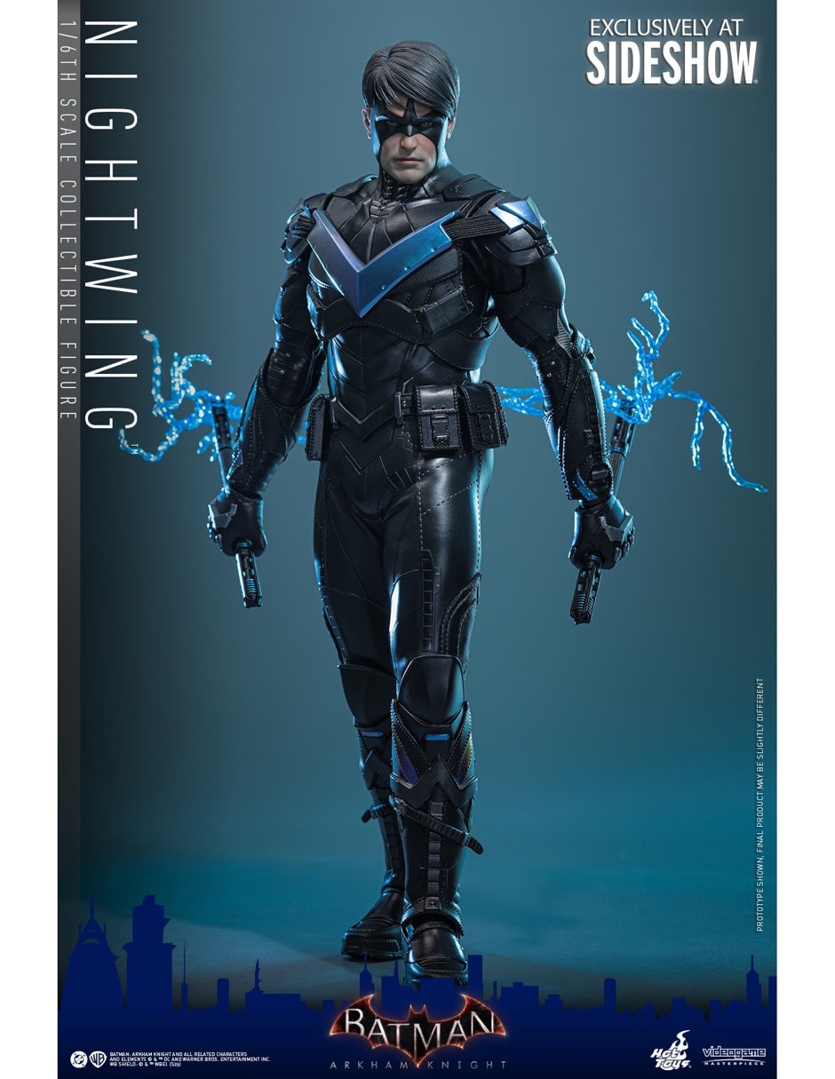 Figura de colección articulada Arkham Asylum Nightwing con movimiento 10