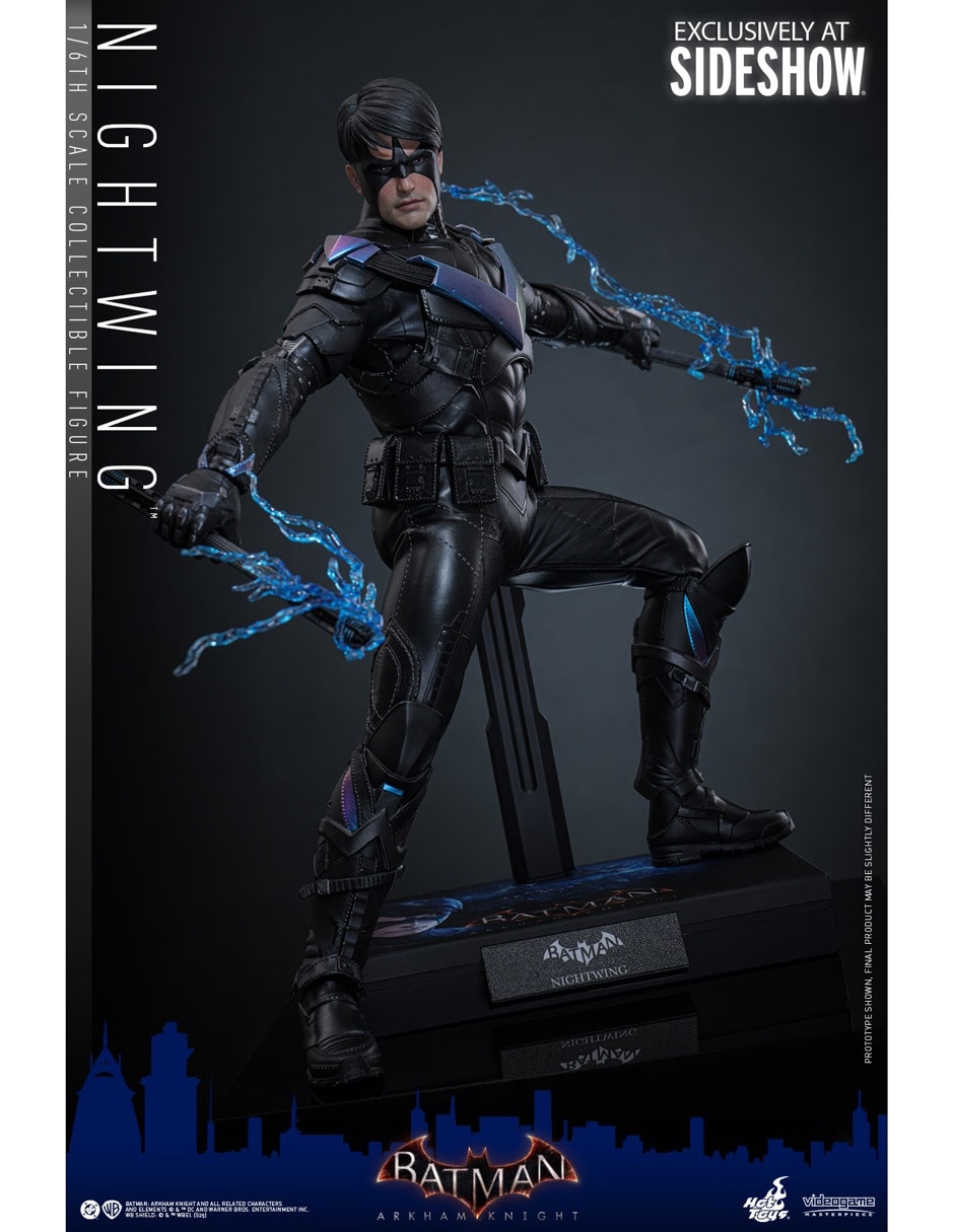 Figura de colección articulada Arkham Asylum Nightwing con movimiento 6