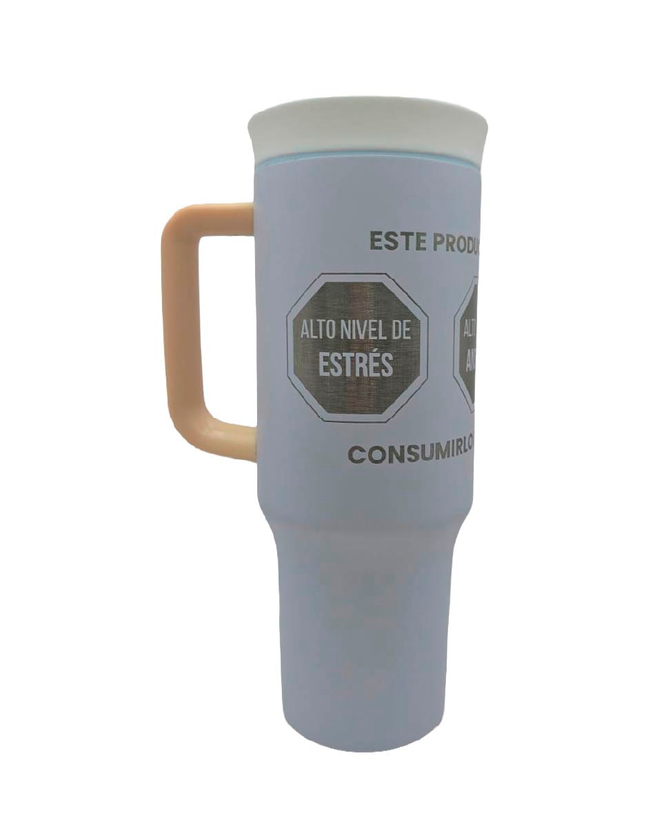 Termo de acero inoxidable con tapa rosca 1.2 L 4