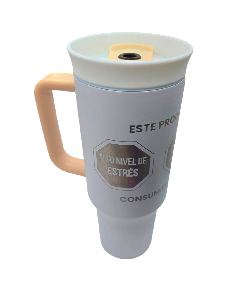Termo de acero inoxidable con tapa rosca 1.2 L 2