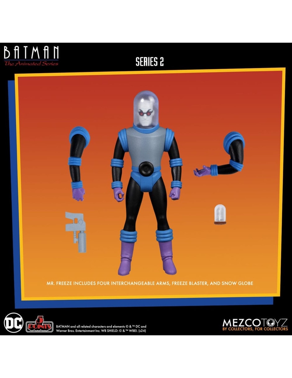 Figura de colección articulada Batman The Animated Series Mr. Freeze