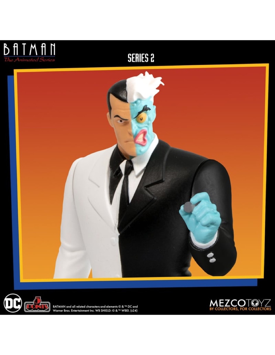 Figura de colección articulada Batman The Animated Series Two Face estándar