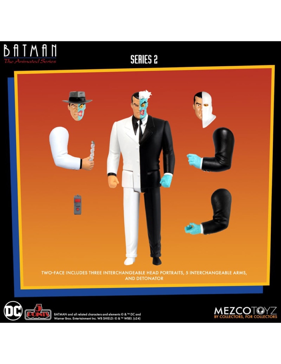 Figura de colección articulada Batman The Animated Series Two Face estándar