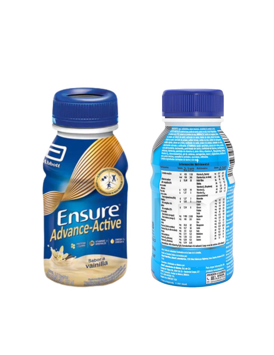 Ensure Advance sabor vainilla de 237 ml 2