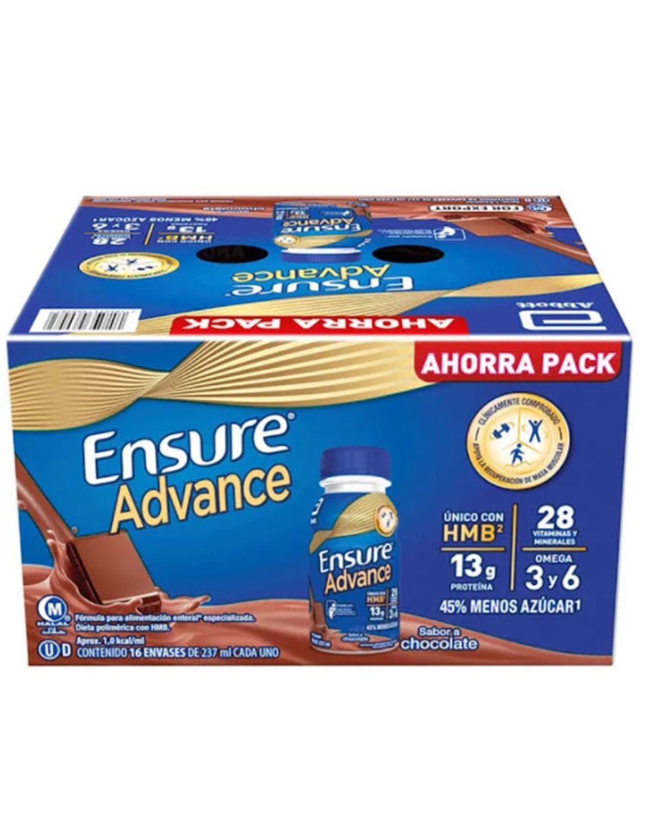 Ensure Advance con sabor Chocolate de 237 ml Ensure Advance con sabor Chocolate de 237 ml