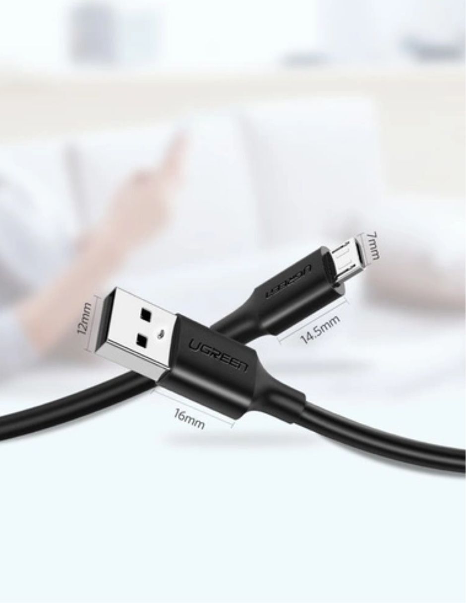 Cargador pared carga rápida + cable USB-A a micro USB 1m USB tipo A 18 W 2