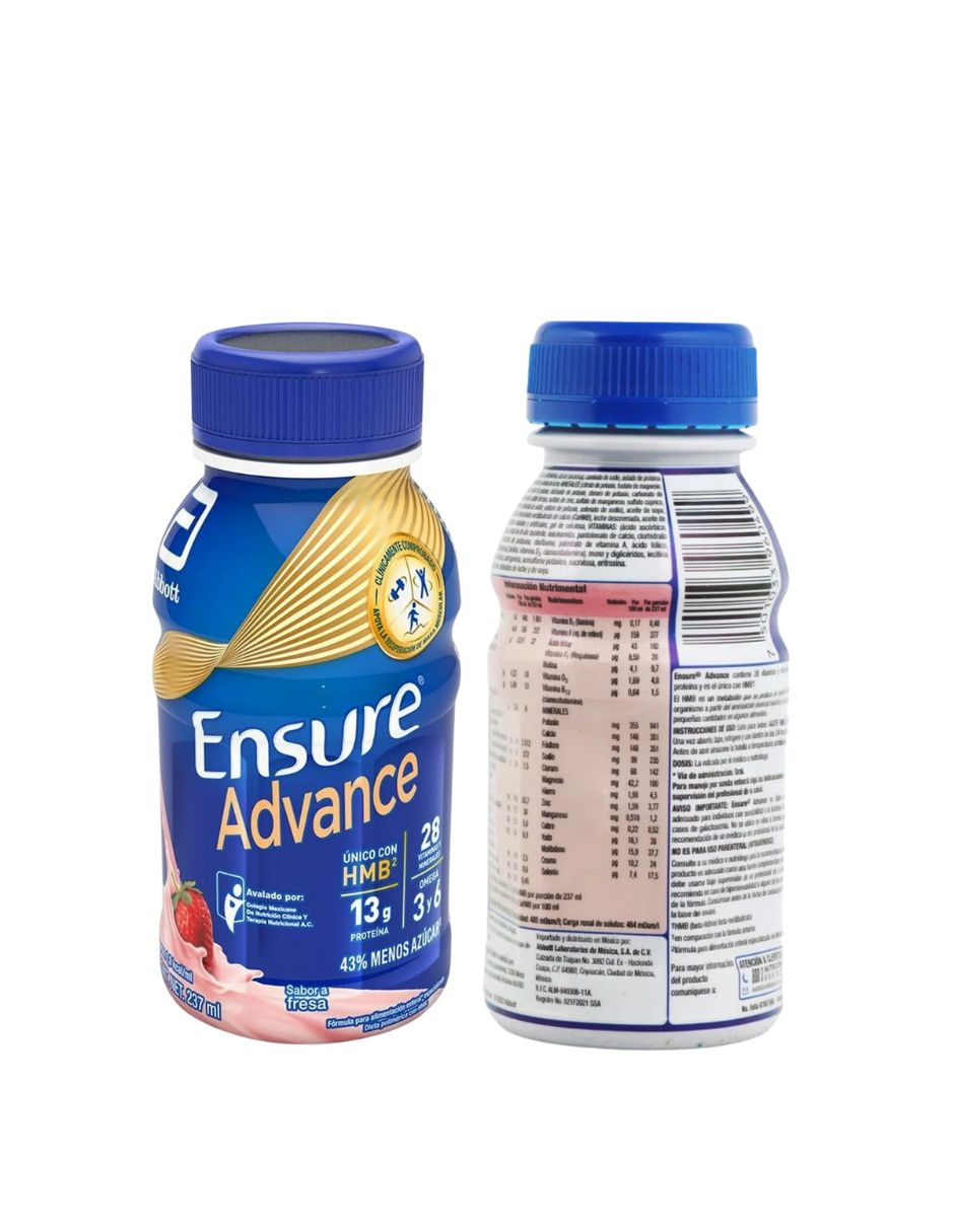 Ensure Advance sabor Fresa de 237 ml 2