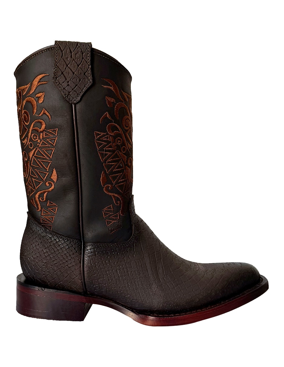 Bota de piel para hombre