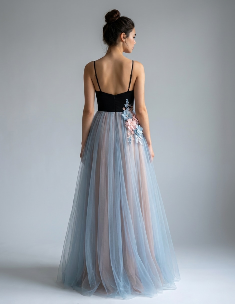 Vestido largo casual para mujer 4