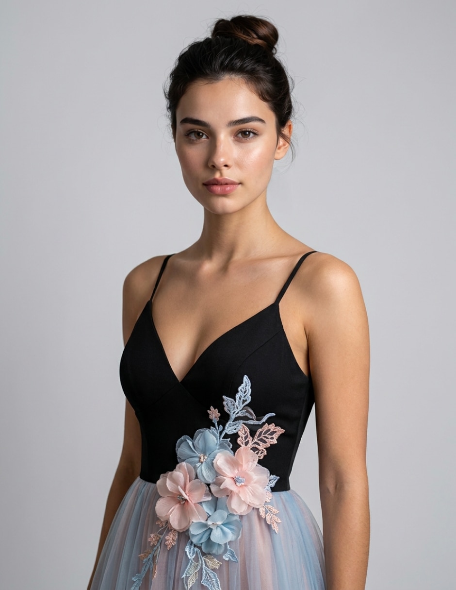 Vestido largo casual para mujer 3