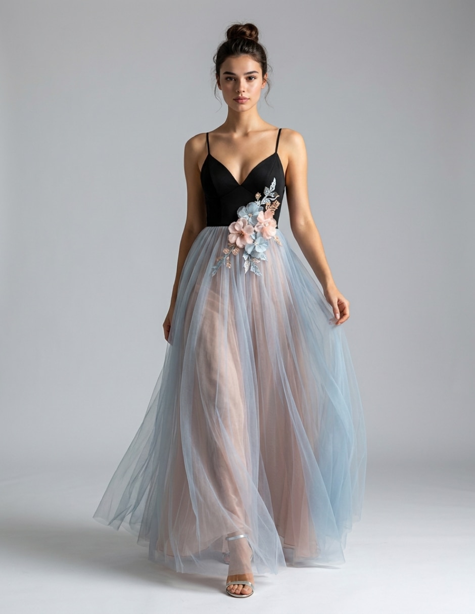 Vestido largo casual para mujer 2