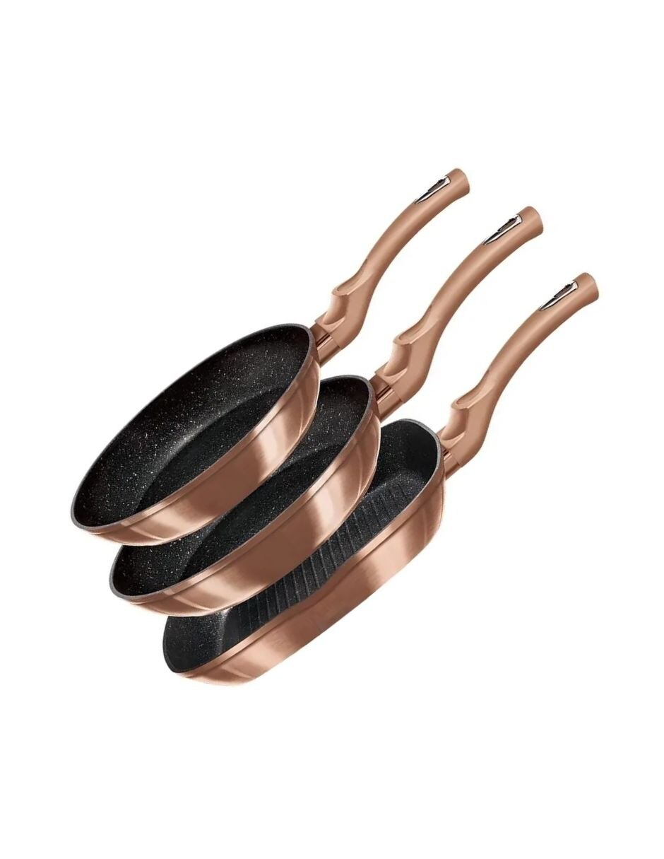 Set de sartenes de aluminio 3 piezas 7