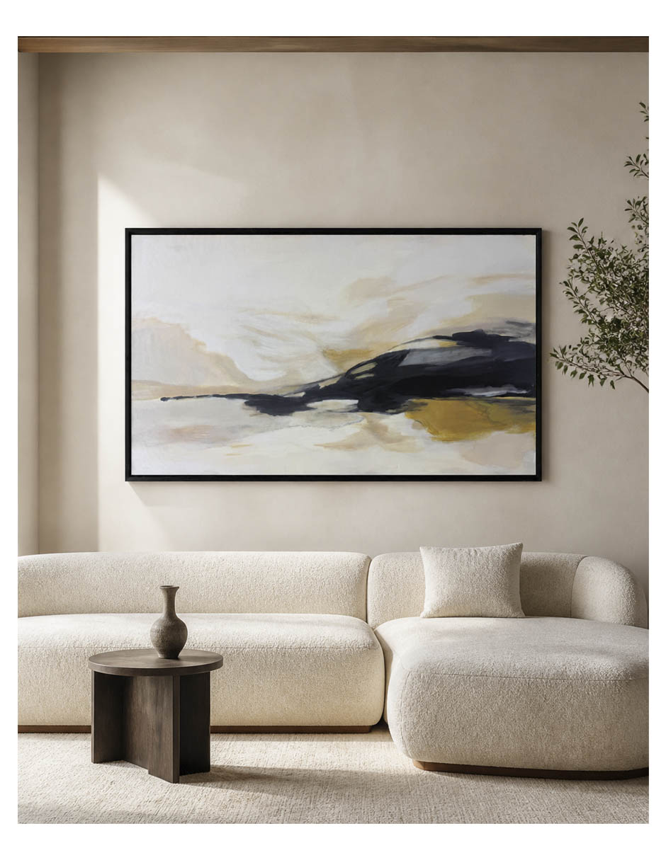 Pintura reposo de tormenta técnica acrílico 2