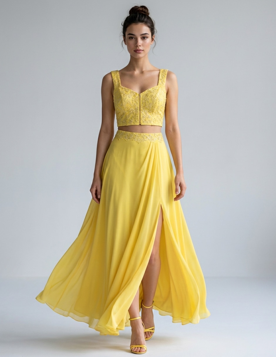 Vestido largo fiesta para mujer 2
