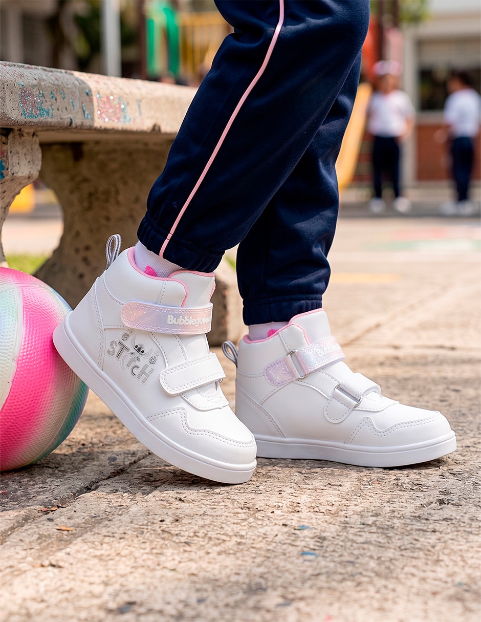 Tenis bubble gummers para niña disney stitch