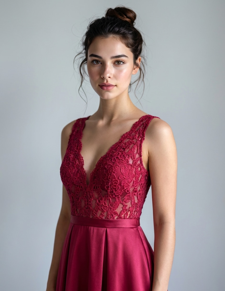 Vestido largo casual para mujer 4