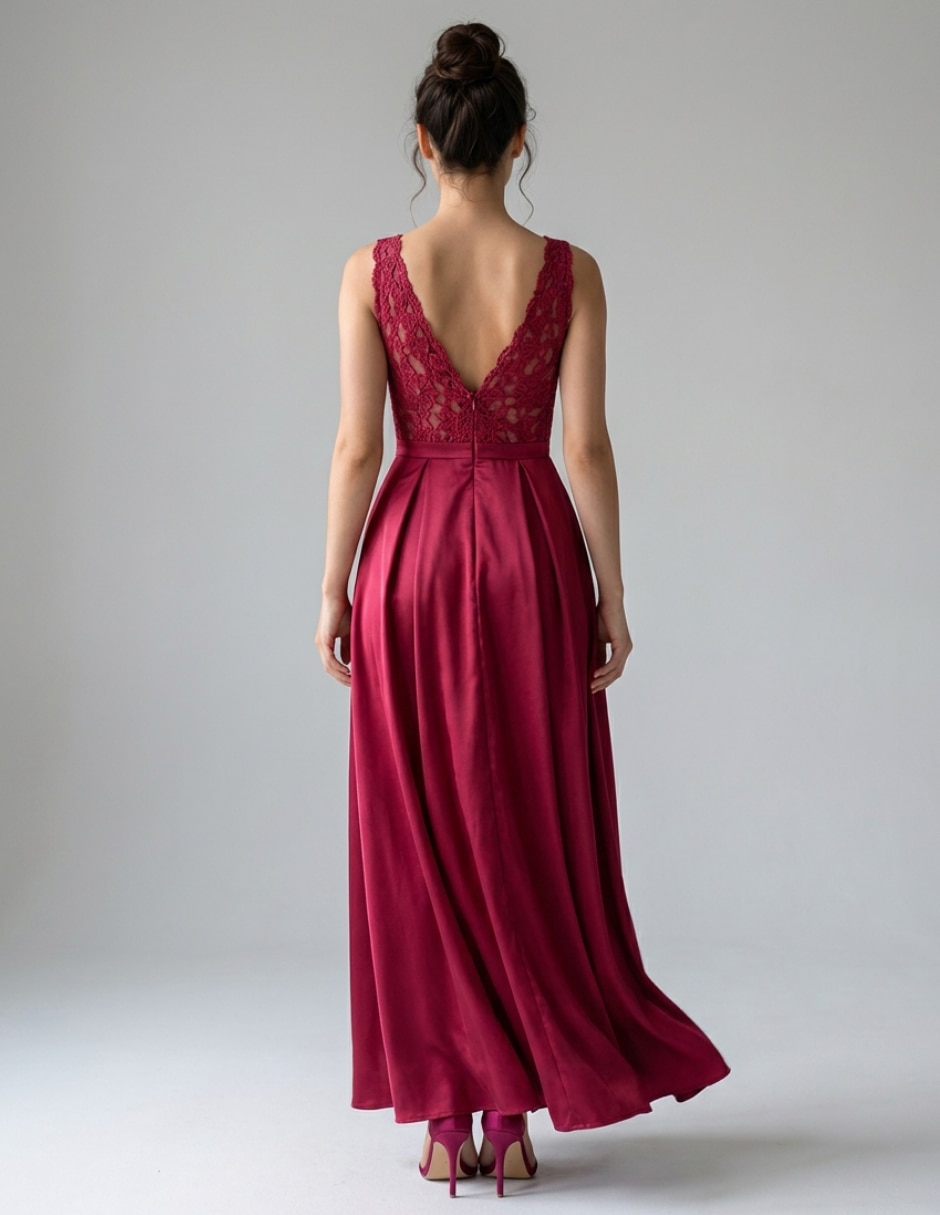 Vestido largo casual para mujer 3