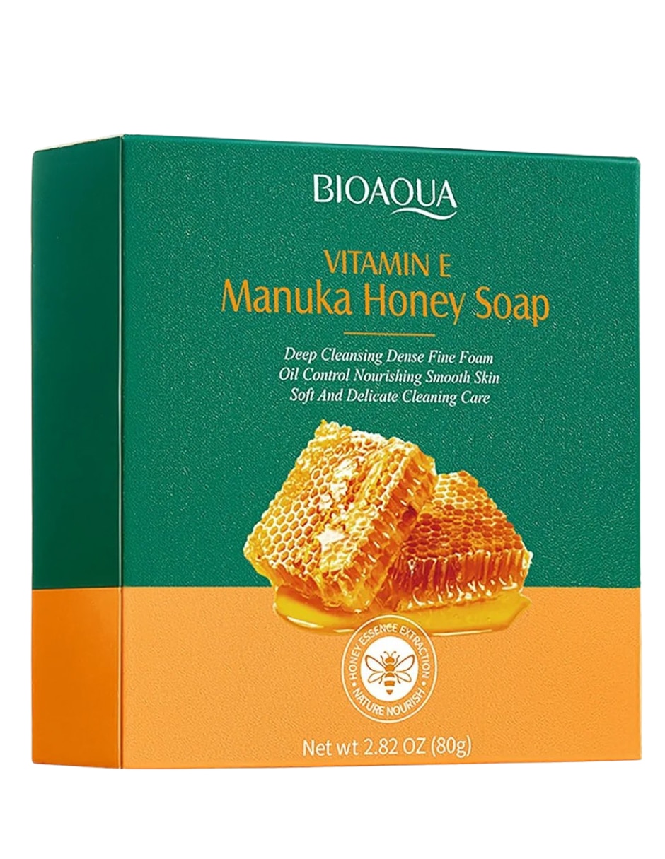 Jabón en barra con miel de manuka con vitamina e