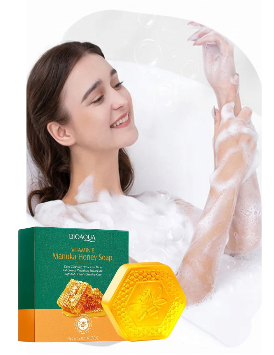 Jabón en barra con miel de manuka con vitamina e 2