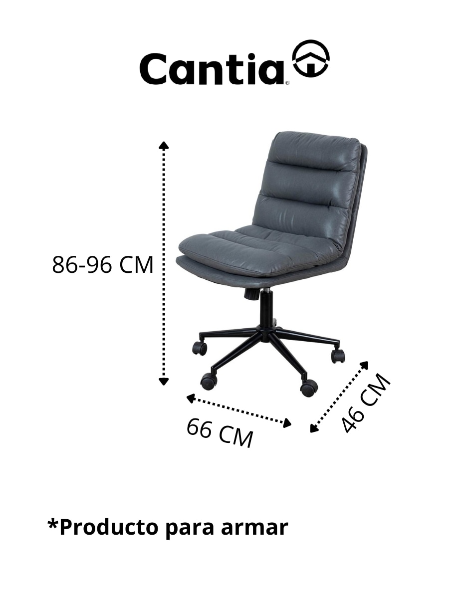 Silla de escritorio GRAHAM de Mezcla de materiales 8