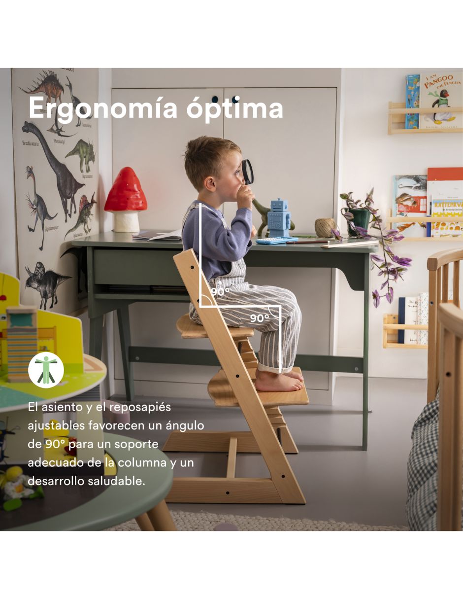 Silla tripp trapp de madera 3