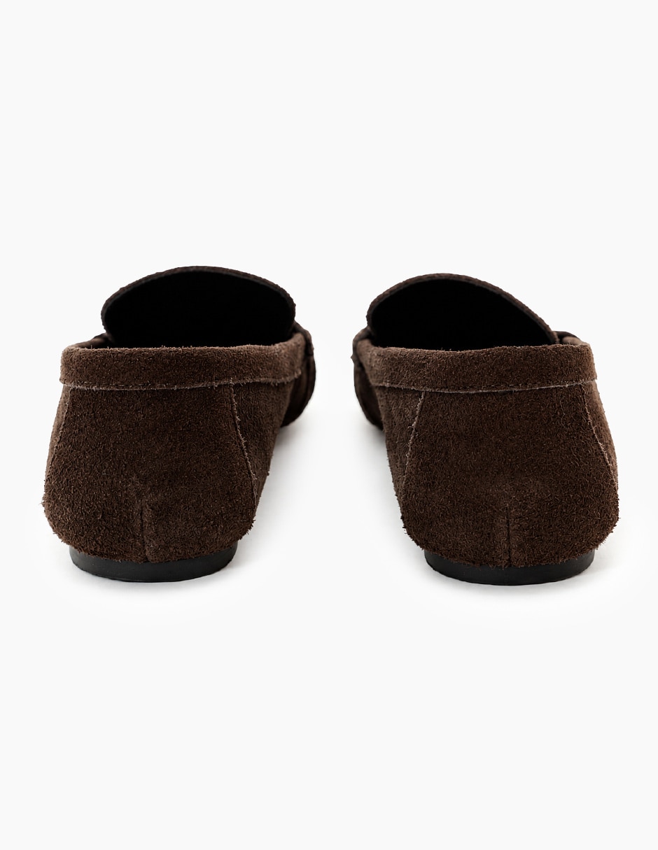 Mocasín casual de piel para mujer 3