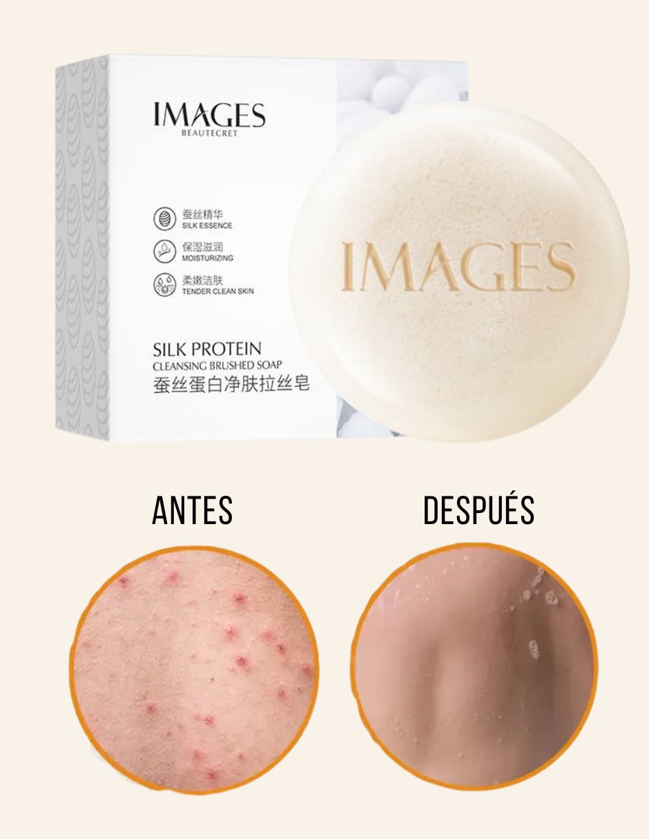 Jabón en barra facial y corporal con extracto de proteína 3