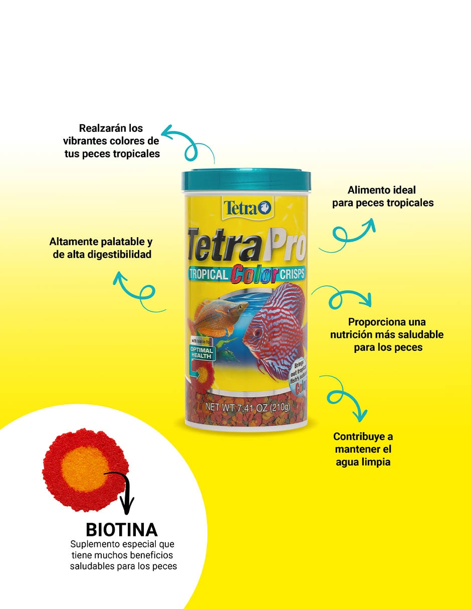 Hojuelas Tetra de verduras mixtas para peces todas las etapas 210 g 3
