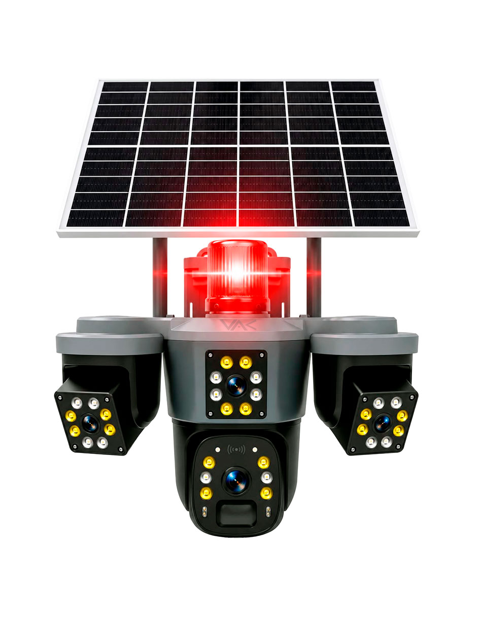 Cámara solar de seguridad modelo VS-3L7 Inalámbrica 4K/UHD 107° a 82° con capacidad de grabar visión nocturna para exterior Cámara solar de seguridad modelo VS-3L7 Inalámbrica 4K/UHD 107° a 82° con capacidad de grabar visión nocturna para exterior