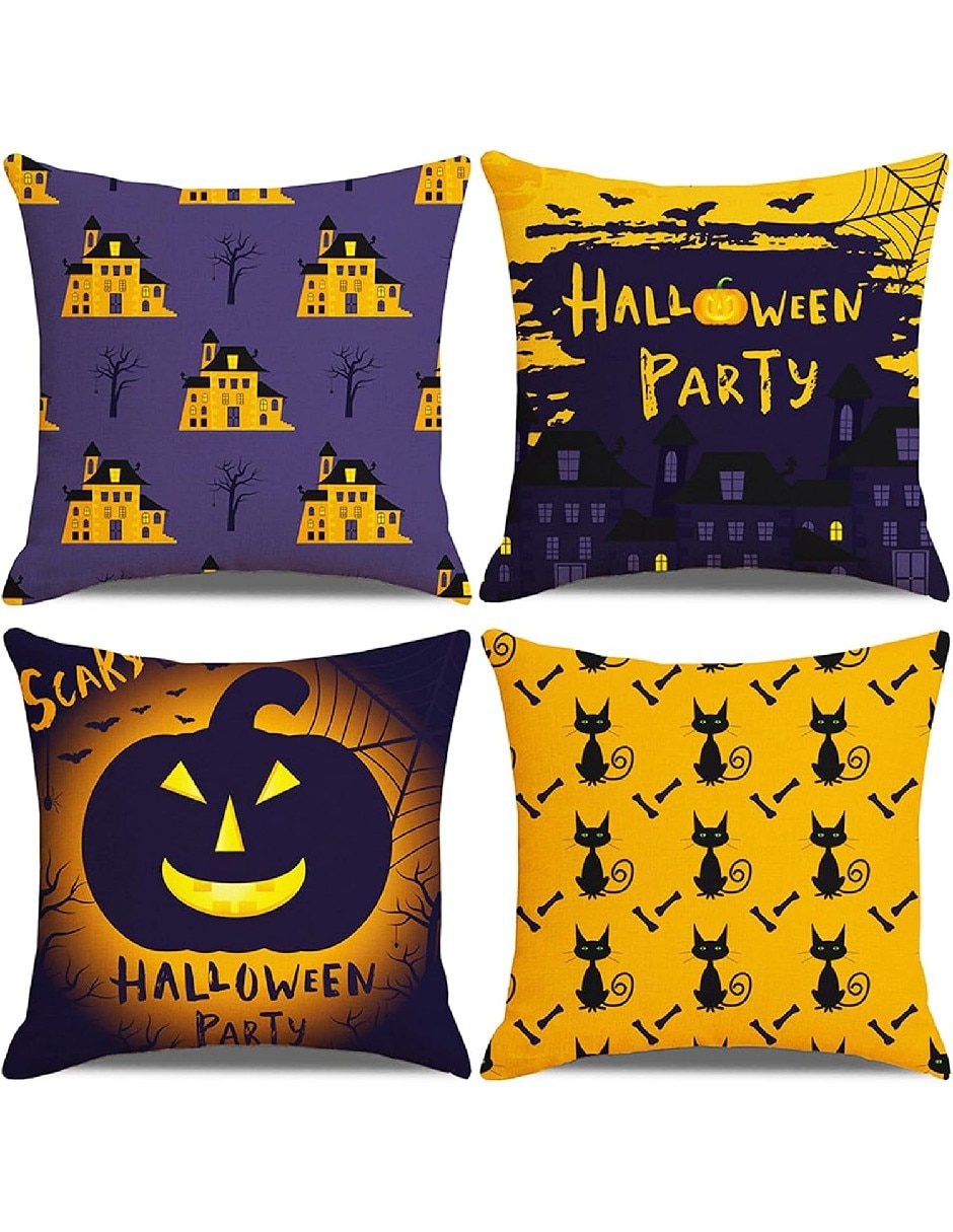 Set funda cojín halloween