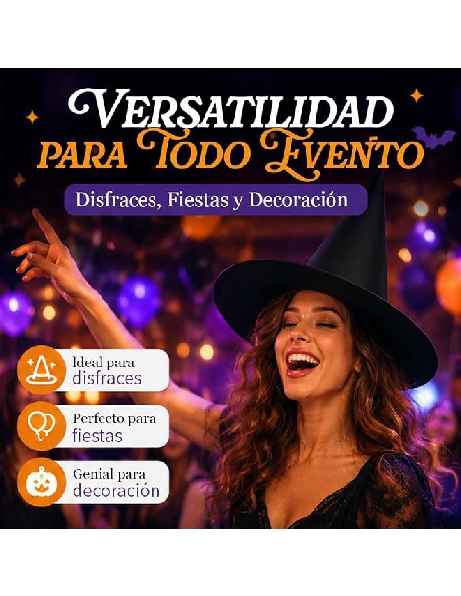 Set Sombrero para fiesta Halloween 3