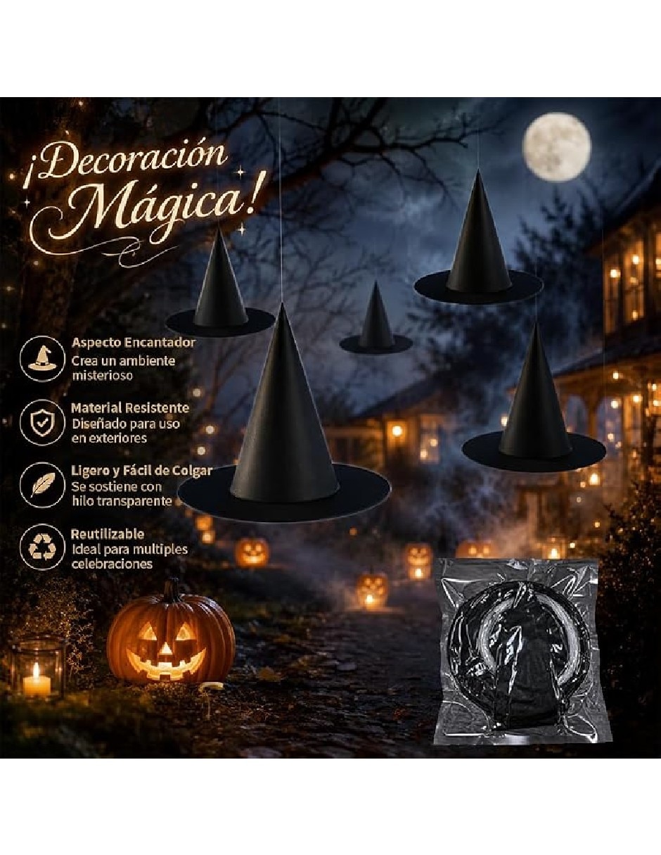 Set Sombrero para fiesta Halloween 2