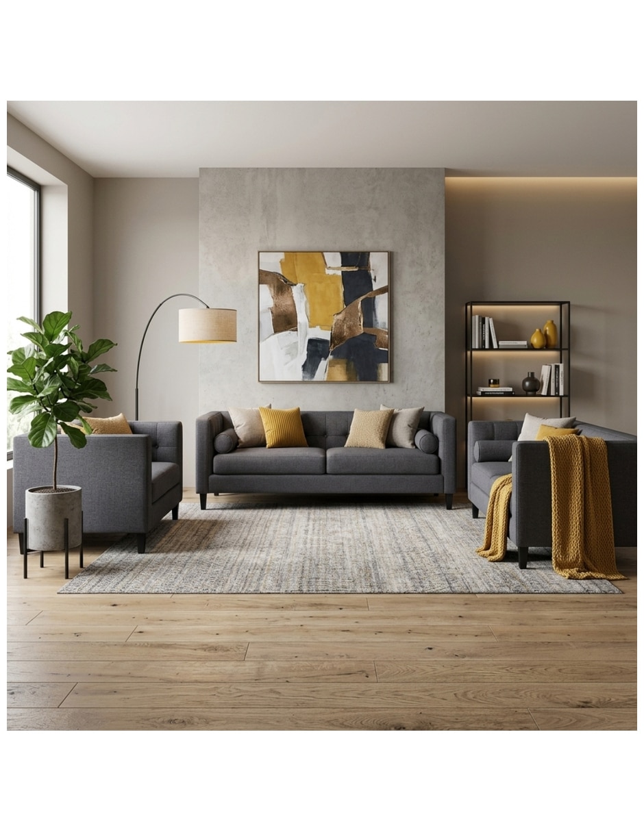 Sala modular madison de tela 6