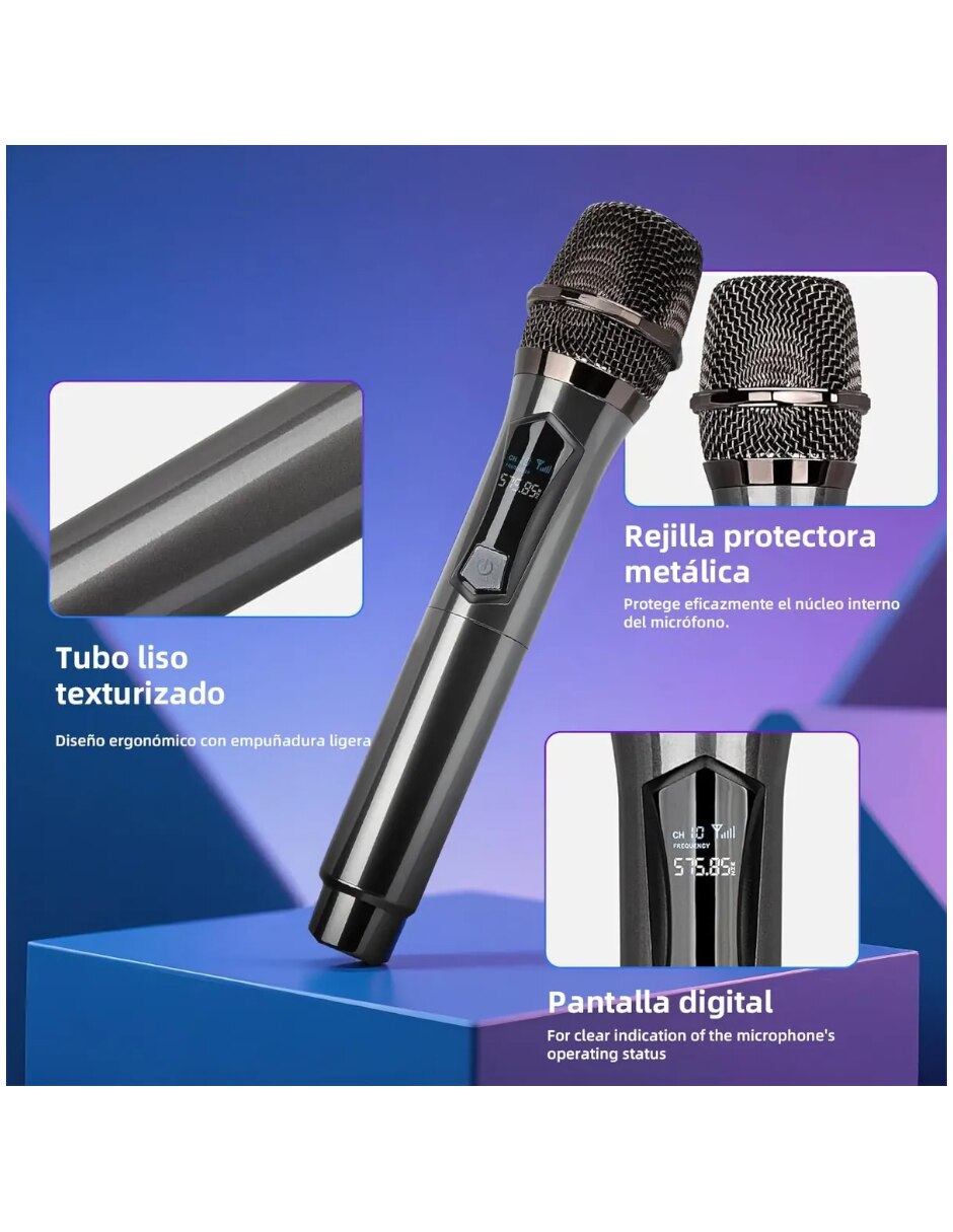 Set micrófono Inalámbrico 5