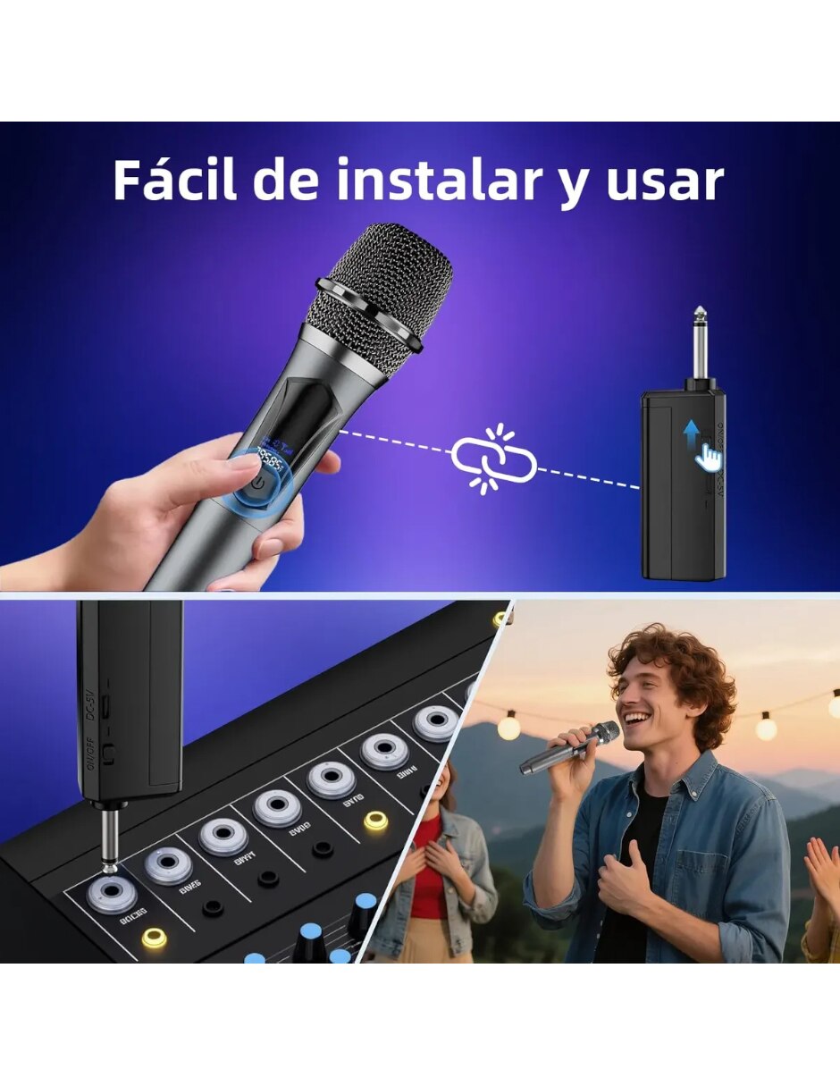 Set micrófono Inalámbrico