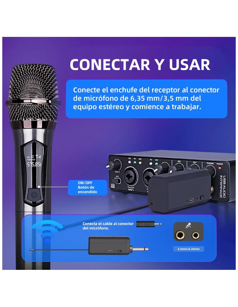 Set micrófono Inalámbrico