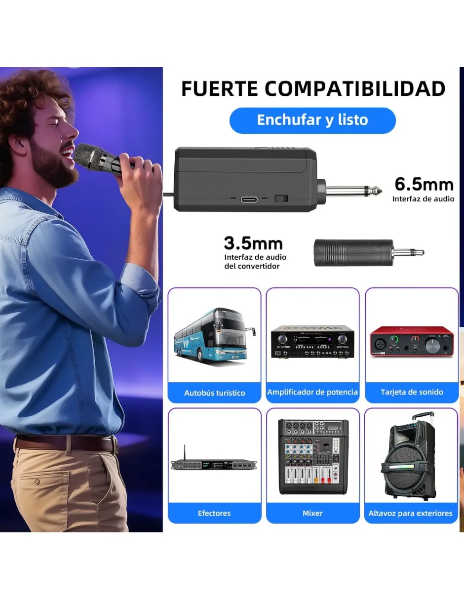 Set micrófono Inalámbrico