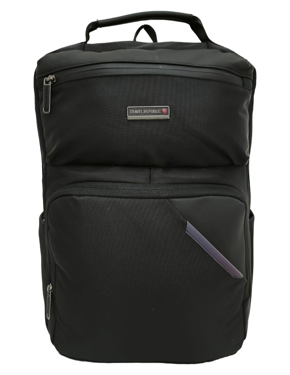 Mochila con portalaptop negro para hombre