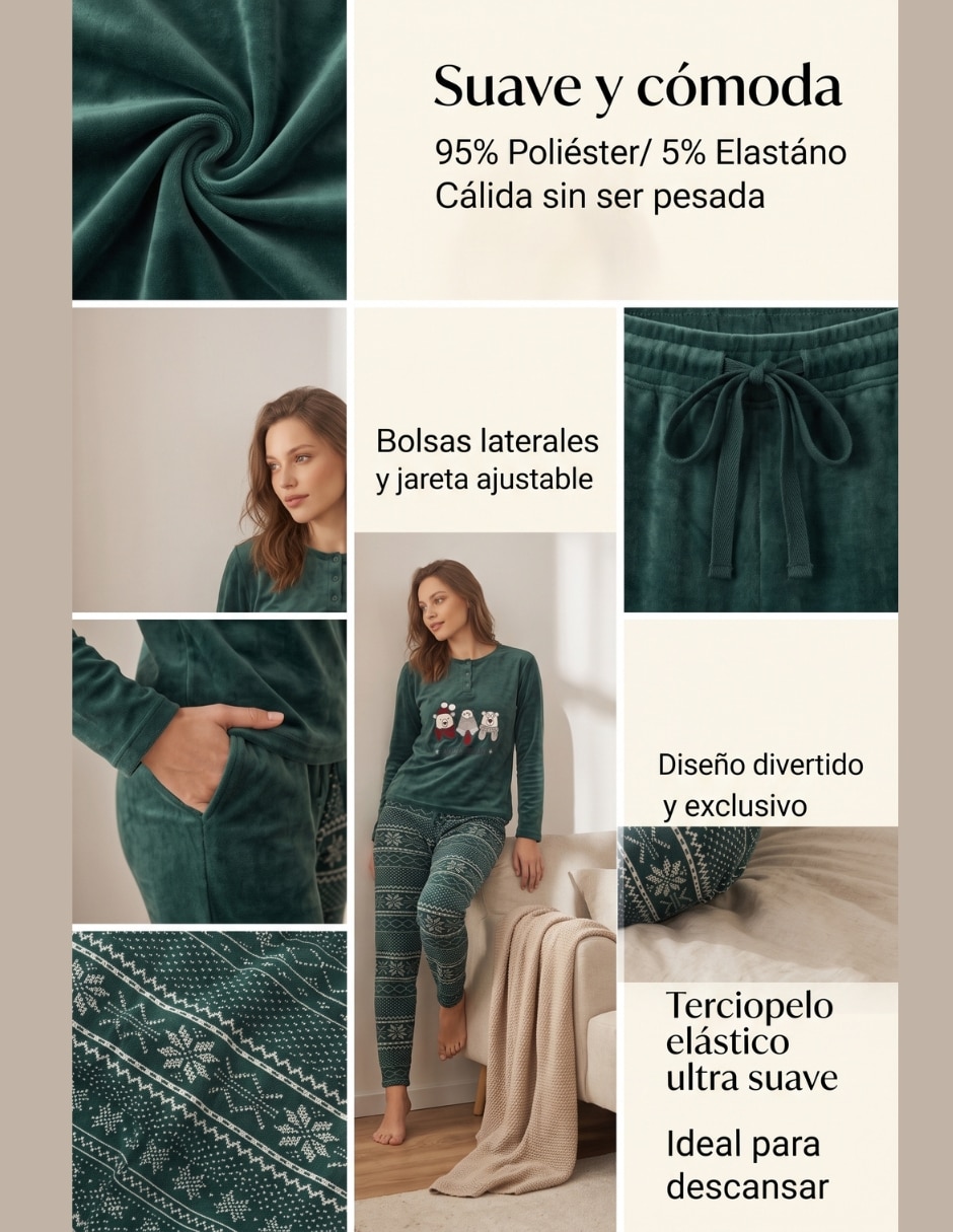 Conjunto pijama para mujer 2