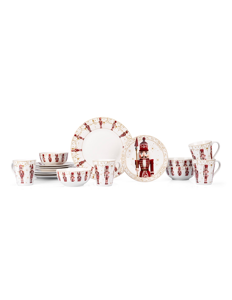 Vajilla cerrada cascanueces para 4 personas 5