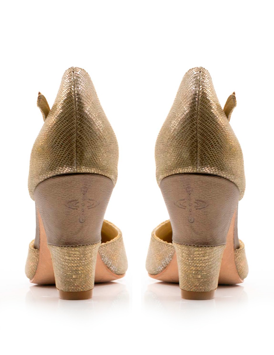 Zapato de tacón de piel para mujer 8