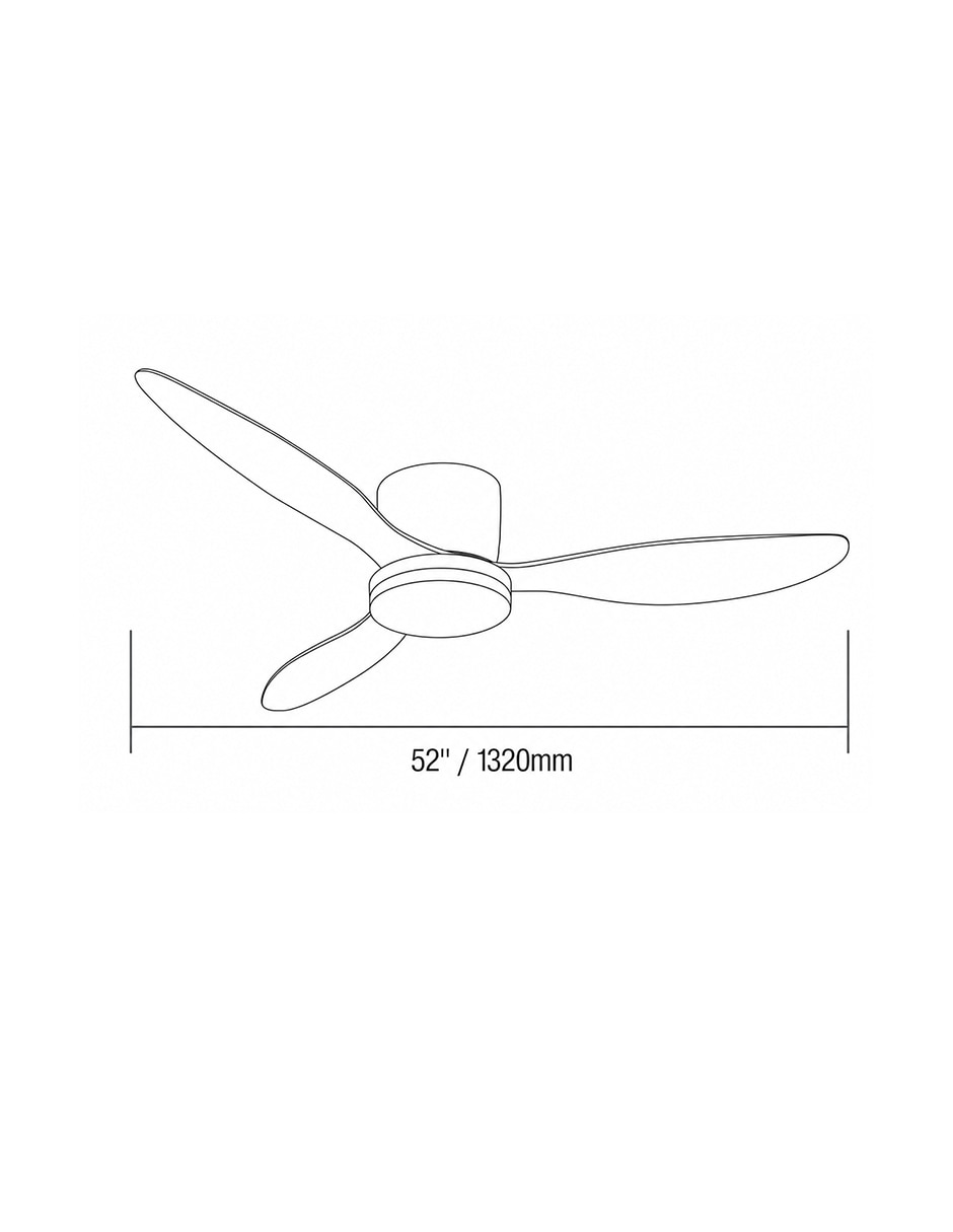 Ventilador de techo con control remoto 6 velocidades 6