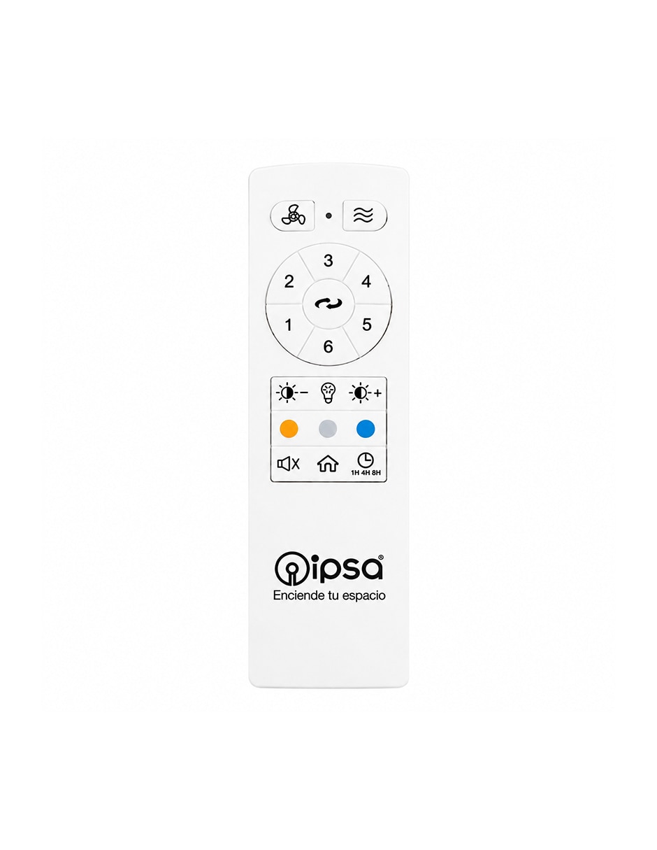 Ventilador de techo con control remoto 6 velocidades 4