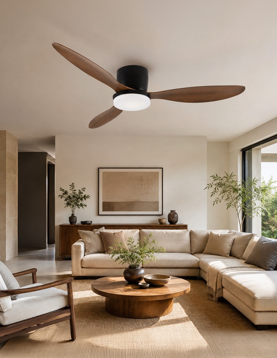Ventilador de techo con control remoto 6 velocidades 5